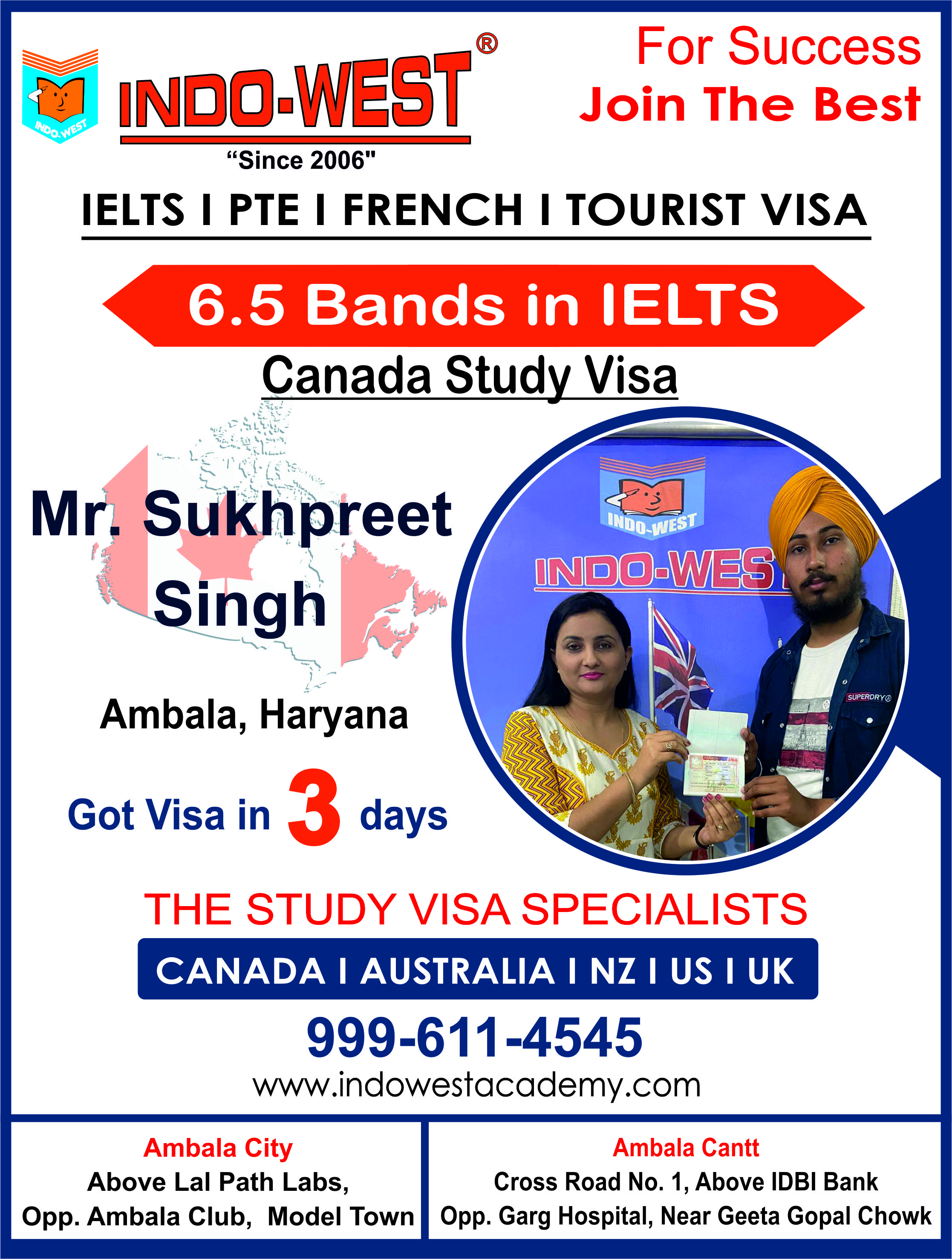 best study visa consultant in ambala