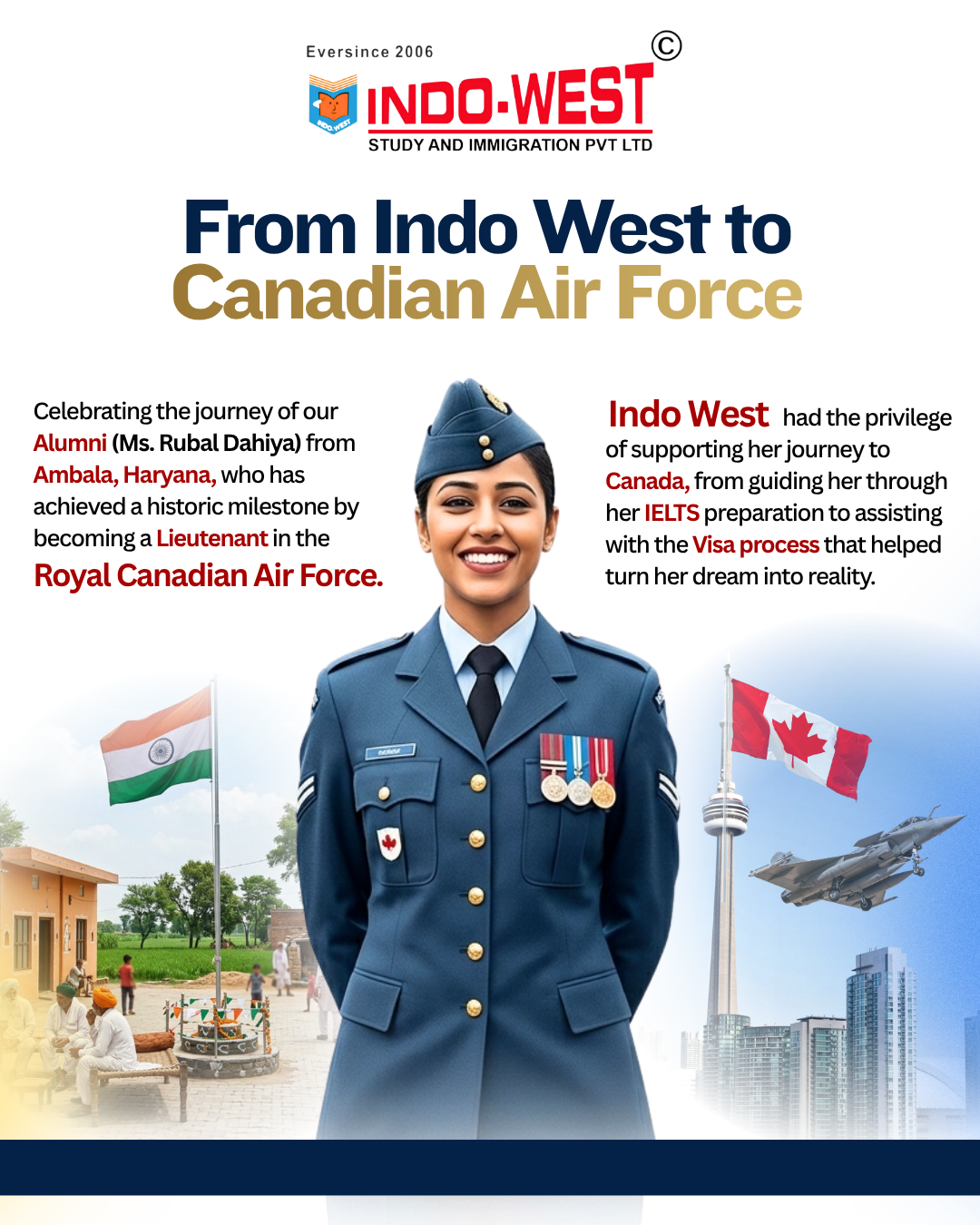 From Haryana to Skies - Canadian Air Force